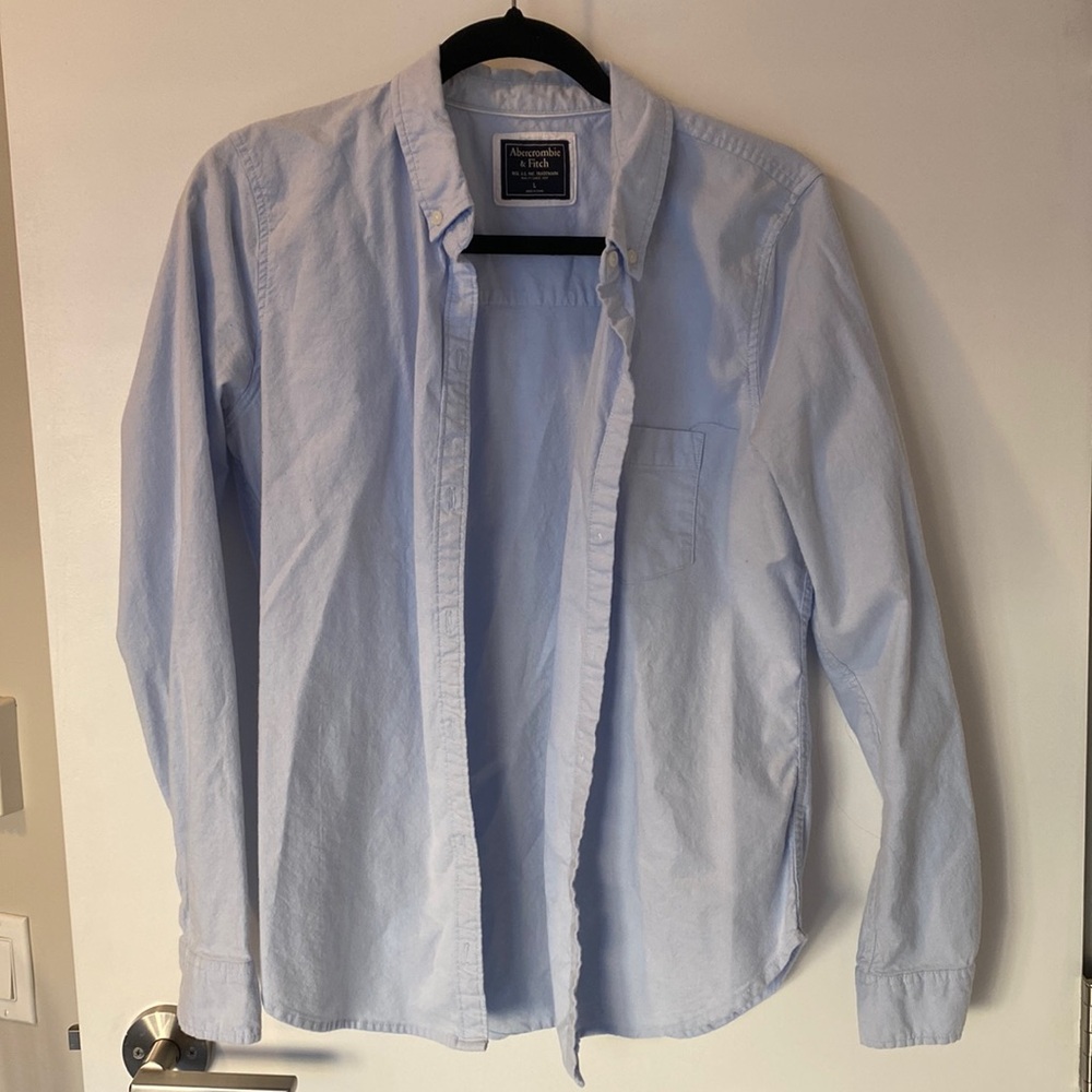 Blue Abercrombie Button Up Shirt